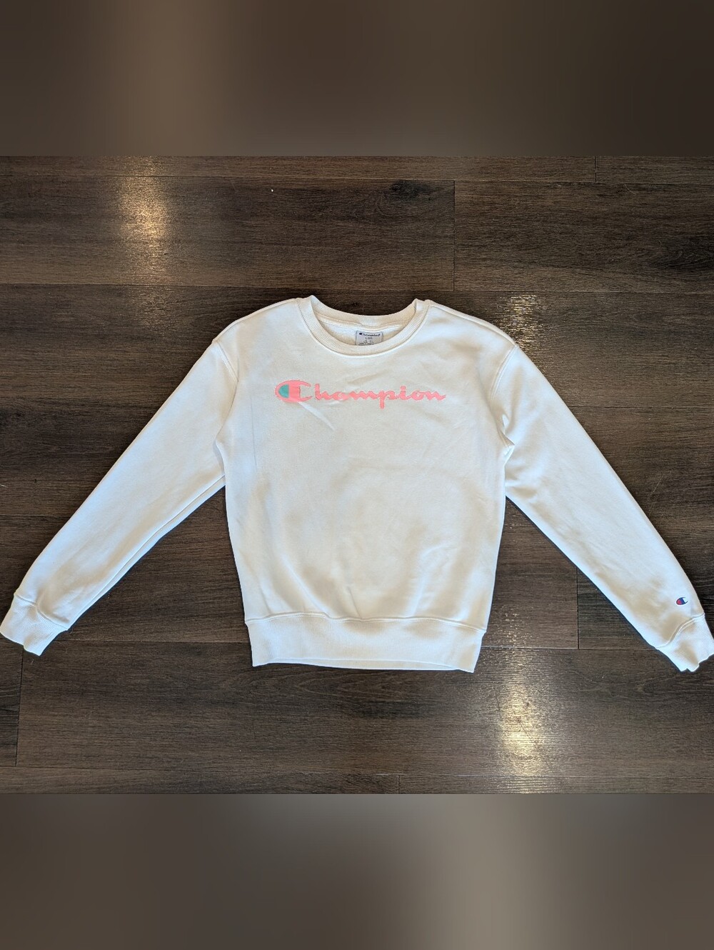 Champion kids sz. L (10/12) NWOT cream sweatshirt